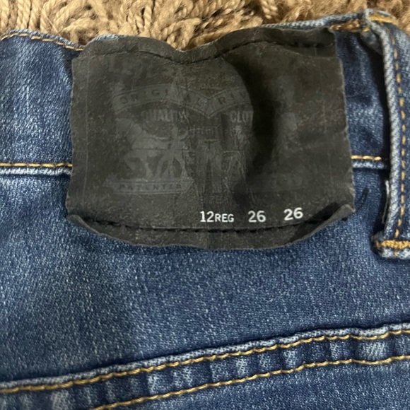 Levi’s 511 Boys Jeans Size 12 Performance Slim Adjustable Waist Denim Blue Jeans - Picture 5 of 5